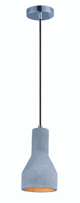 Maxim - 12392GYPC - LED Pendant - Crete - Polished Chrome
