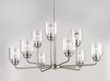 Maxim - 12277CDSN - Nine Light Chandelier - Acadia - Satin Nickel
