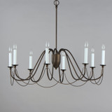 Maxim - 12168CHB - Eight Light Chandelier - Plumette - Chestnut Bronze