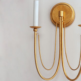 Maxim - 12161GL - Two Light Wall Sconce - Plumette - Gold Leaf
