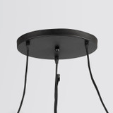 Maxim - 12123BKAB - Three Light Pendant - Early Electric - Black / Antique Brass