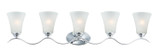 Maxim - 12085FTPC - Five Light Bath Vanity - Vital - Polished Chrome