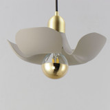 Maxim - 11391SGSBR - LED Pendant - Poppy - Silver Gold / Satin Brass
