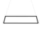 Koncept - ZBP-54-RR-SW-MTB-CNP - LED Pendant - Z-Bar - Matte Black