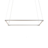 Koncept - ZBP-24-S-SW-SIL-CNP - LED Pendant - Z-Bar Pendant - Silver