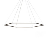 Koncept - ZBP-24-H-SW-MTB-CNP - LED Pendant - Z-Bar Pendant - Matte Black