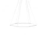 Koncept - ZBP-16-H-SW-MWT-CNP - LED Pendant - Z-Bar Pendant - Matte White