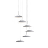 Koncept - RYP-C6-SW-SIL - LED Pendant - Royyo - Silver