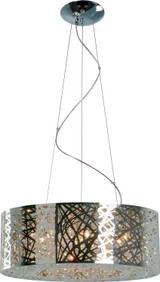 ET2 - E21308-10PC/BUL - LED Pendant - Inca - Polished Chrome