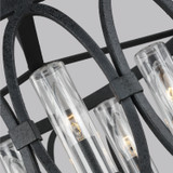 Visual Comfort Studio - OLF3222/5DWZ - Five Light Outdoor Chandelier - Patrice - Dark Weathered Zinc