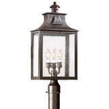 Troy Lighting - P9006-SFB - Three Light Post Lantern - Newton - Soft Off Black