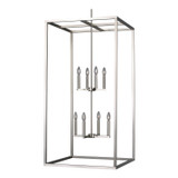 Generation Lighting. - 5234508-962 - Eight Light Hall / Foyer Pendant - Moffet Street - Brushed Nickel