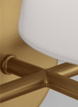 Visual Comfort Studio - KSV1013BBSGW - Three Light Vanity - Monroe - Burnished Brass