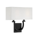 Savoy House - 9-998-2-89 - Two Light Wall Sconce - Rhodes - Matte Black