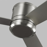 Generation Lighting. - 3CLMR56BSD-V1 - 56" Ceiling Fan - Clarity - Brushed Steel