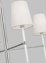 Visual Comfort Studio - KSC1074PNGW - Four Light Chandelier - Monroe - Polished Nickel