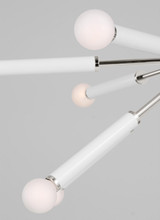 Visual Comfort Studio - KSC10612PNGW - 12 Light Chandelier - Monroe - Polished Nickel