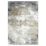 Uttermost - 71508-8 - Rug - Ulen - White, Charcoal, Saffron, Gray