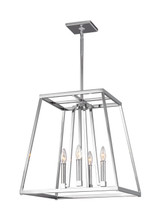 Visual Comfort Studio - F3150/4CH - Four Light Lantern - Conant - Chrome