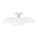 Visual Comfort Studio - EF1023MWT - Three Light Flush Mount - Jane - Matte White