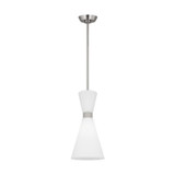 Visual Comfort Studio - DJP1101BS - One Light Pendant - Belcarra - Brushed Steel