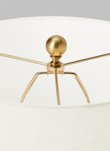 Visual Comfort Studio - CT1201PRW1 - One Light Table Lamp - Waveland - Porous White