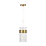 Visual Comfort Studio - CP1171BBS - One Light Pendant - Geneva - Burnished Brass