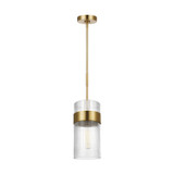 Visual Comfort Studio - CP1171BBS - One Light Pendant - Geneva - Burnished Brass