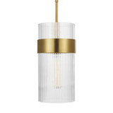 Visual Comfort Studio - CP1171BBS - One Light Pendant - Geneva - Burnished Brass