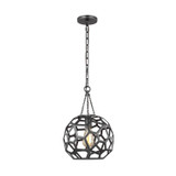 Visual Comfort Studio - AP1051MBK - One Light Pendant - Feccetta - Midnight Black