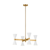 Visual Comfort Studio - AEC1078MWT - Eight Light Chandelier - Albertine - Matte White