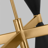 Visual Comfort Studio - AEC1078MBK - Eight Light Chandelier - Albertine - Midnight Black