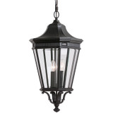 Generation Lighting. - OL5412BK - Three Light Outdoor Fixture - Cotswold Lane - Black