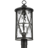 Generation Lighting. - OL15207ANBZ - Three Light Outdoor Post Lantern - Millbrooke - Antique Bronze