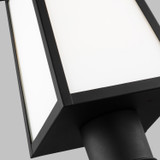 Visual Comfort Studio - 8248401-12 - One Light Outdoor Post Lantern - Founders - Black