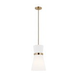 Visual Comfort Studio - 6590501-848 - One Light Pendant - Clark - Satin Brass