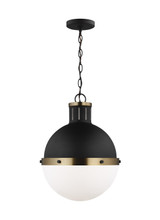 Visual Comfort Studio - 6577101EN3-112 - One Light Pendant - Hanks - Midnight Black