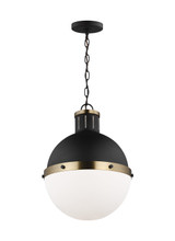 Visual Comfort Studio - 6577101EN3-112 - One Light Pendant - Hanks - Midnight Black