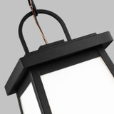 Visual Comfort Studio - 6248401-12 - One Light Outdoor Pendant - Founders - Black