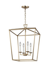 Visual Comfort Studio - 5392604EN-848 - Four Light Lantern - Dianna - Satin Brass