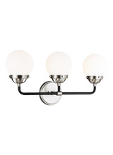 Visual Comfort Studio - 4487903-962 - Three Light Wall / Bath - Cafe - Brushed Nickel