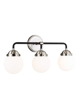 Visual Comfort Studio - 4487903-962 - Three Light Wall / Bath - Cafe - Brushed Nickel