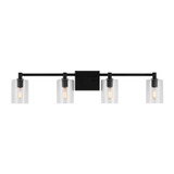 Visual Comfort Studio - 4464204-112 - Four Light Bath Vanity - Fullton - Midnight Black