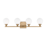 Visual Comfort Studio - 4461604-848 - Four Light Bath Vanity - Clybourn - Satin Brass