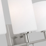 Visual Comfort Studio - 4457104EN3-962 - LED Bath Wall Sconce - Oak Moore - Brushed Nickel