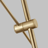 Visual Comfort Studio - 3100506-848 - Six Light Chandelier - Axis - Satin Brass