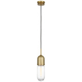 Visual Comfort Signature - TOB 5645HAB-CG-1 - LED Pendant - Junio - Hand-Rubbed Antique Brass