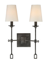 Savoy House - 9-9004-2-88 - Two Light Wall Sconce - Lorainne - Oxidized Black
