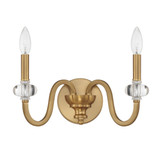 Savoy House - 9-5800-2-322 - Two Light Wall Sconce - Bergdorf - Warm Brass
