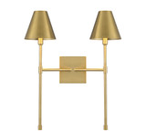 Savoy House - 9-5202-2-322 - Two Light Wall Sconce - Jefferson - Warm Brass